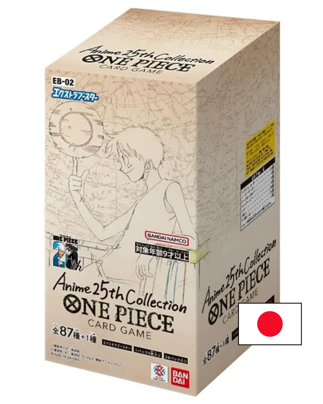 ONE PIECE CARD GAME - Display EB-02 JP - Anime 25th Collection