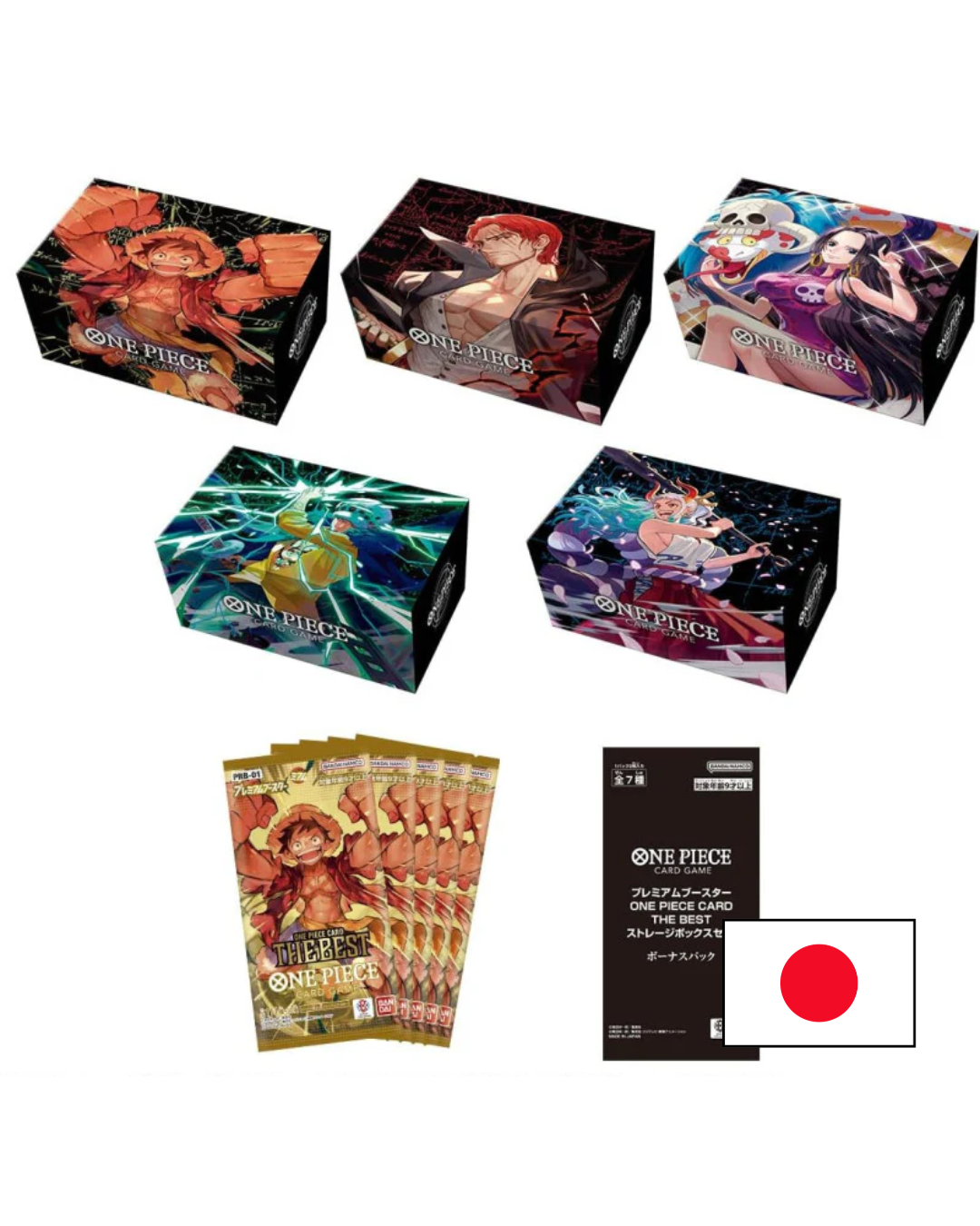 ONE PIECE CARD GAME - Storage Box PRB-01 JP - The Best